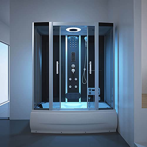 Duschtempel Diamond inklusive Dampfsauna und Whirlpool - 4