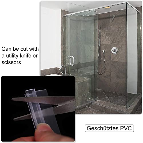 3 x 100 cm H-Typ Duschdichtung für 6 – 8 mm Glasdicke - 7