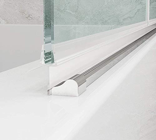 1 x 100 cm Duschdichtung für 4 – 6 mm Glasdicke - 2