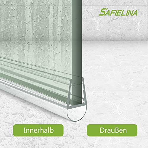 1 x 100 cm Duschdichtung für 4 – 6 mm Glasdicke - 8