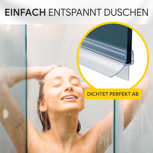1 x 200 cm Duschdichtung für 8 – 10 mm Glasstärke - 3