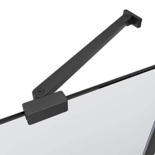 Walk In Duschwand mit schwarzem Rahmen und Nanobeschichtung - 2