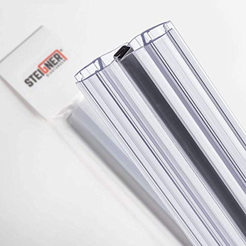 STEIGNER Magnetduschdichtung SET, 201cm, Glasstärke 3,5/4/ 5mm, Ersatzdichtung für 180 Grad Duschtür, UKM03, 2 Stück - 4