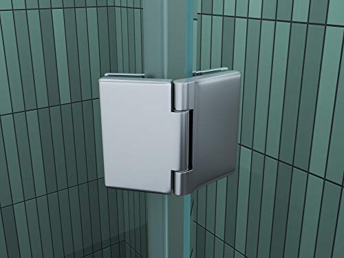 Fünfeck-Duschkabine ELBO 90 x 90 x 195 cm ohne Duschtasse - 3